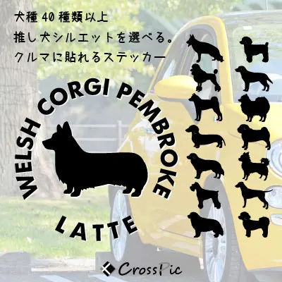名入れができるカーステッカー